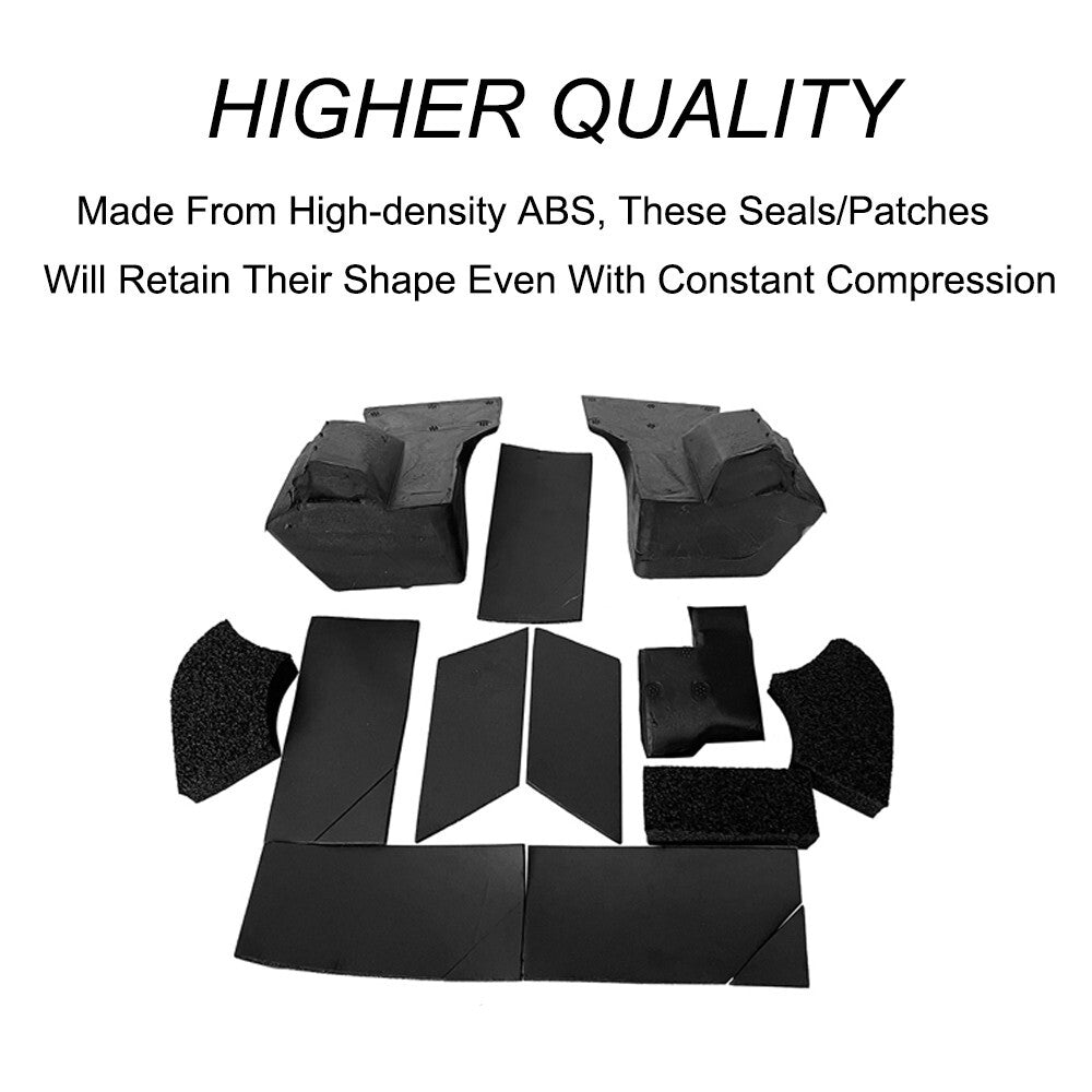 12PCS Hard Top Seal Kit Roof Rain Leak Repair Kit for Jeep for Wrangler JL 2018-2023