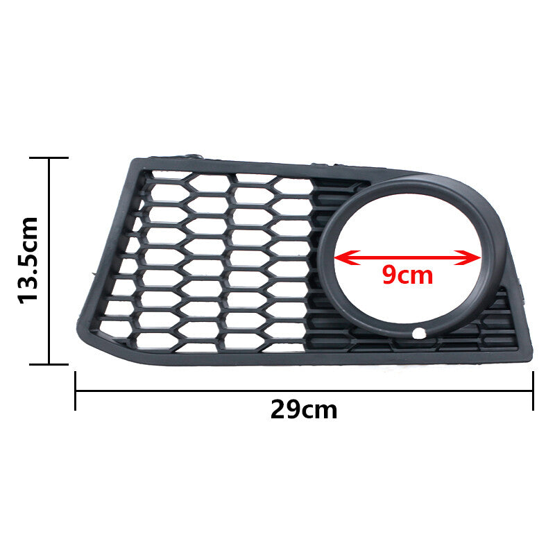 2-Piece Front Fog Light Grill for BMW 5 Series F10 F18 520 523 525 2011-2014