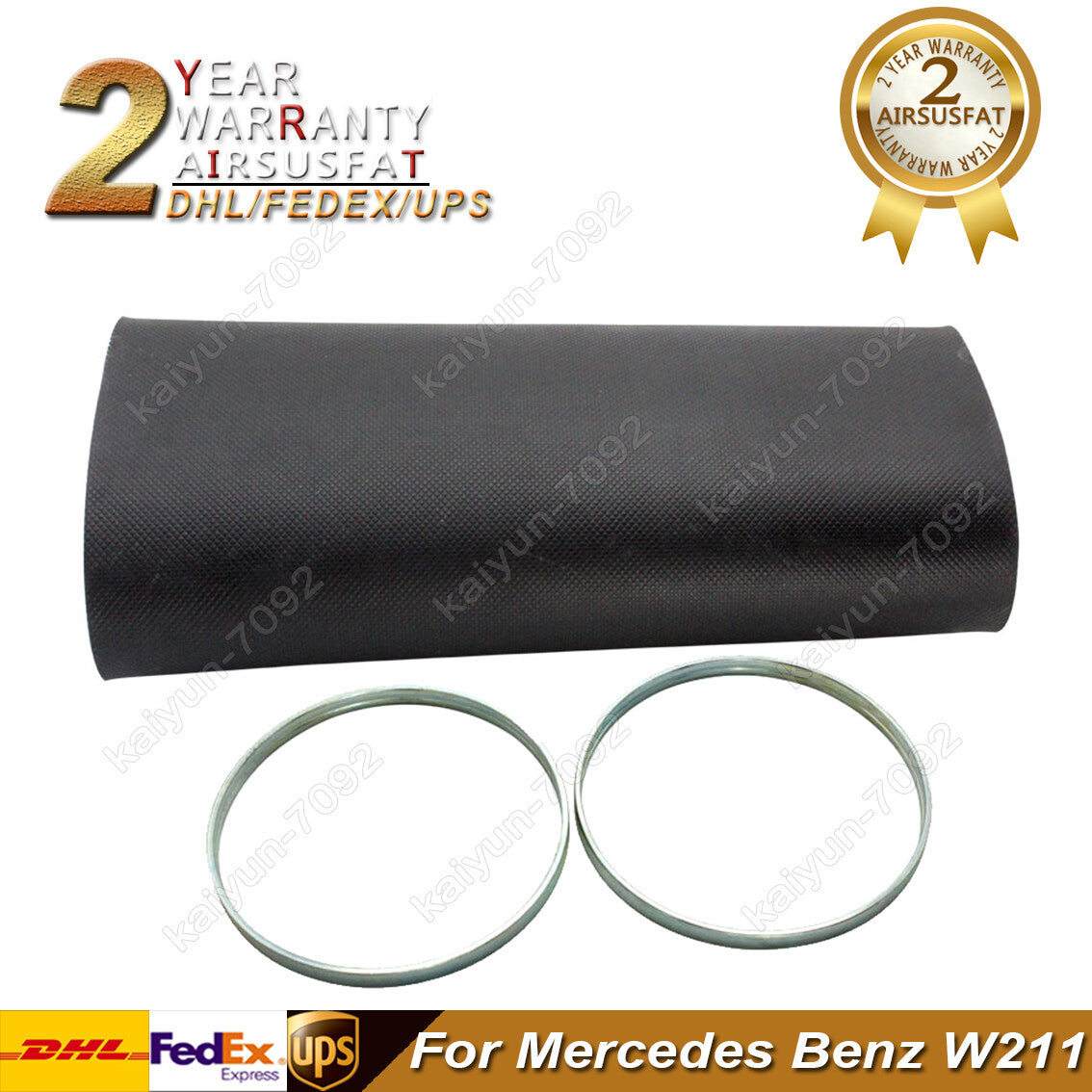 Rear Air Suspension Rubber Sleeve Crimpping Ring for Mercedes W211 E63 CLS63 E55