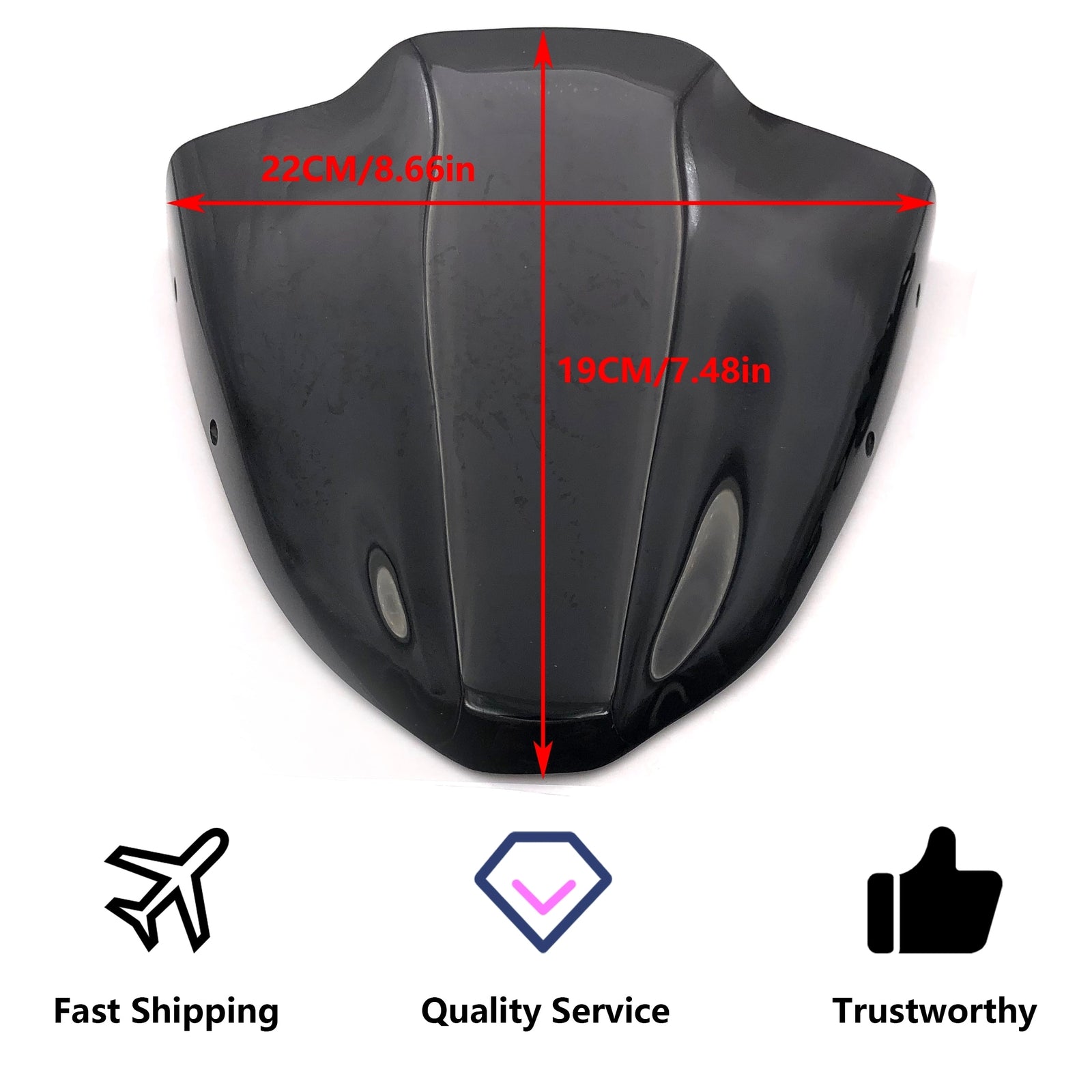 for Yamaha MT09 FZ09 MT-09 17-2020 Fairing WindScreen Windshield Wind Deflector