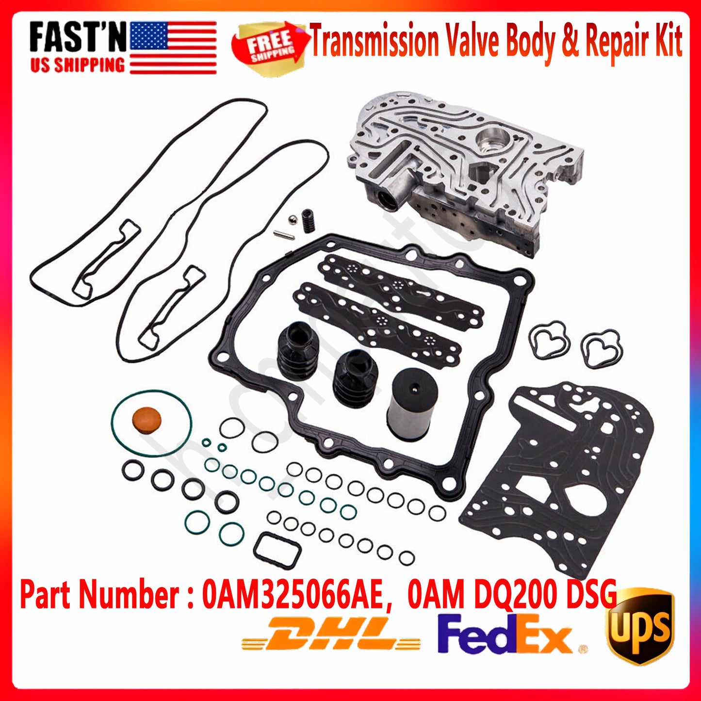 Transmission Valve Body Repair Kit for Audi for Skoda 0AM325066AE 0AM DSG DQ200