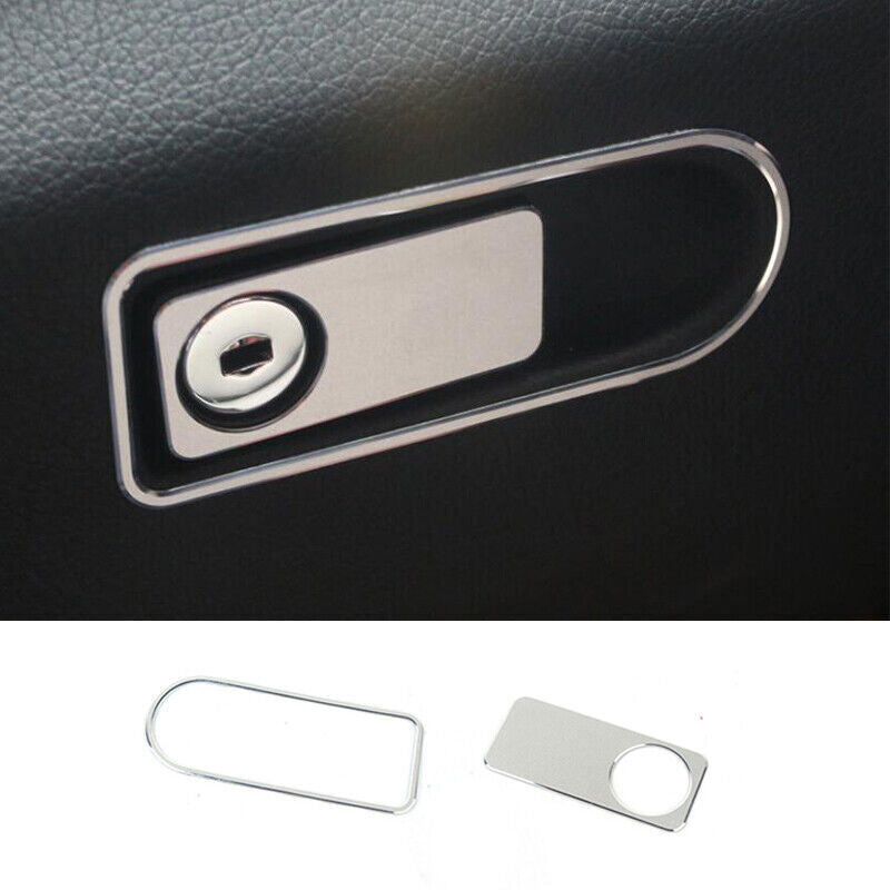 for Mercedes-Benz C E GLK CLS Class 2x Alloy Glove Box Handle Frame Cover