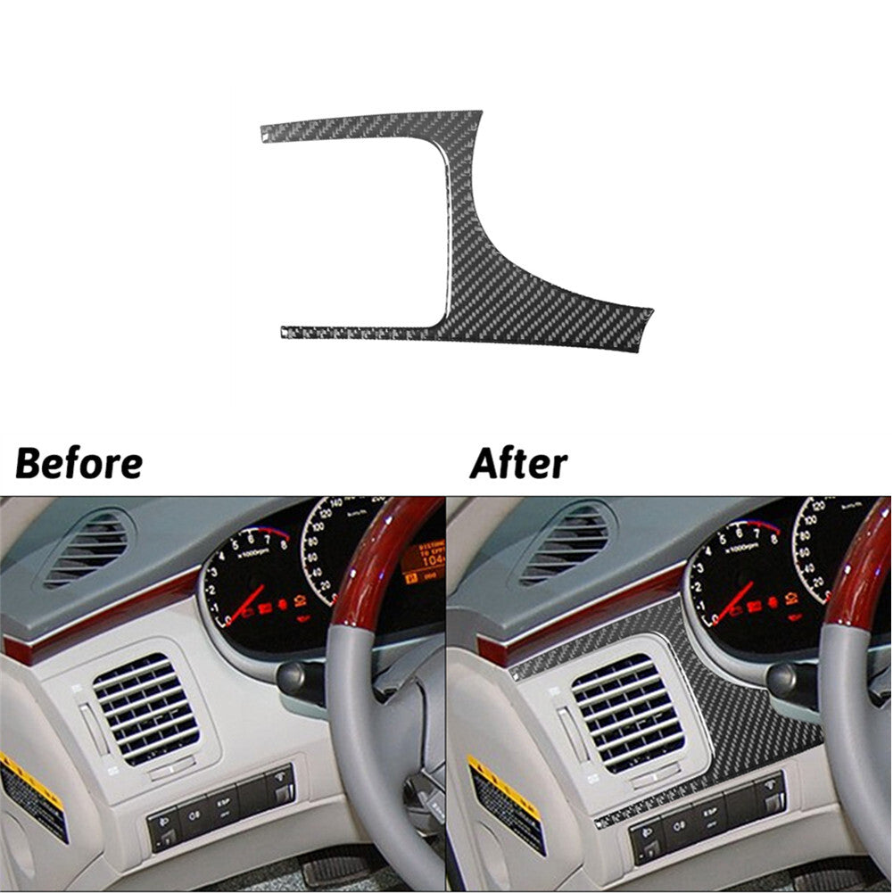 Carbon Fiber Driver Side Air Vent Panel Cover Trim for Hyundai Azera 2006-2011