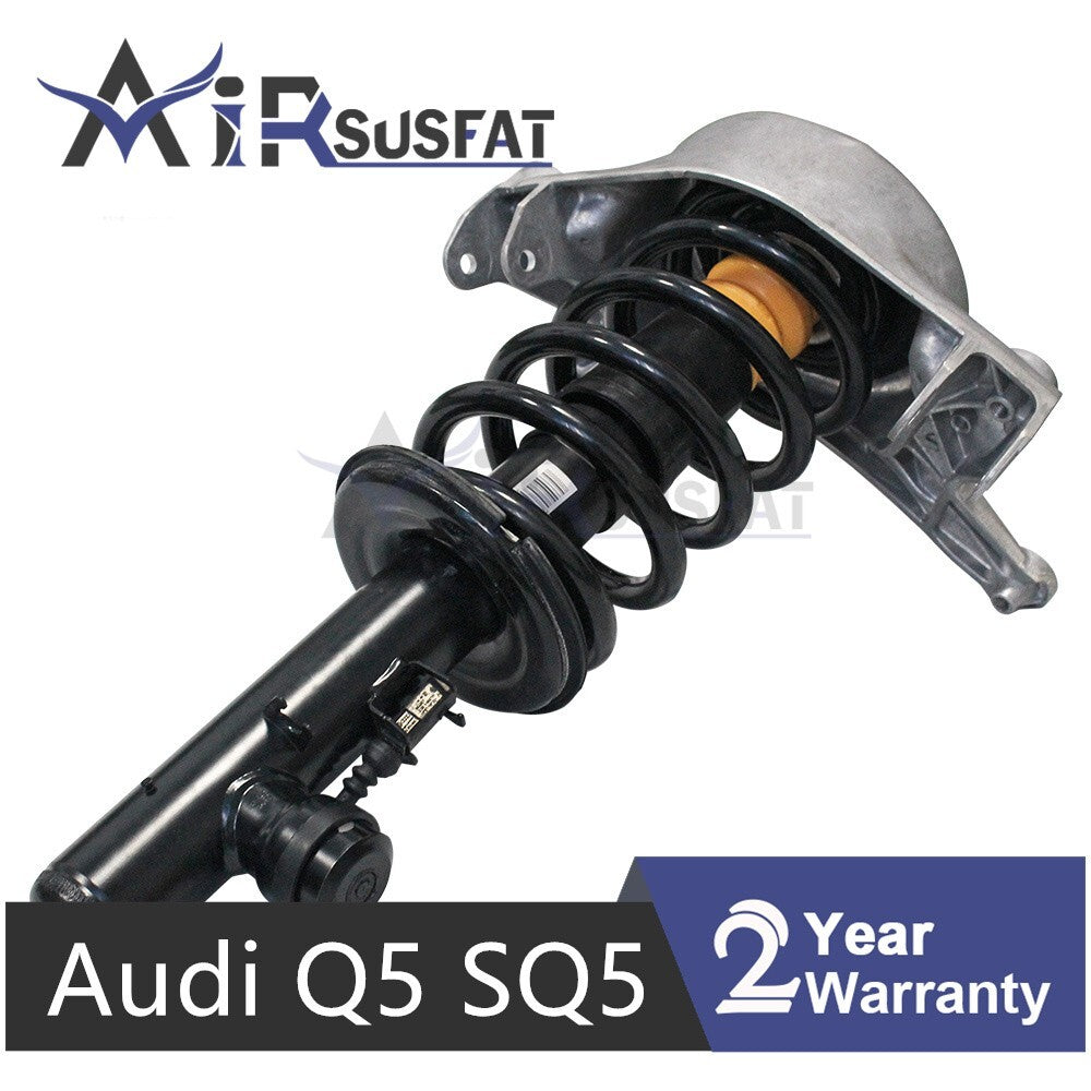 for Audi Q5 SQ5 2009-17 Front LR Suspension Shock Struts Assembly w/ Electronic