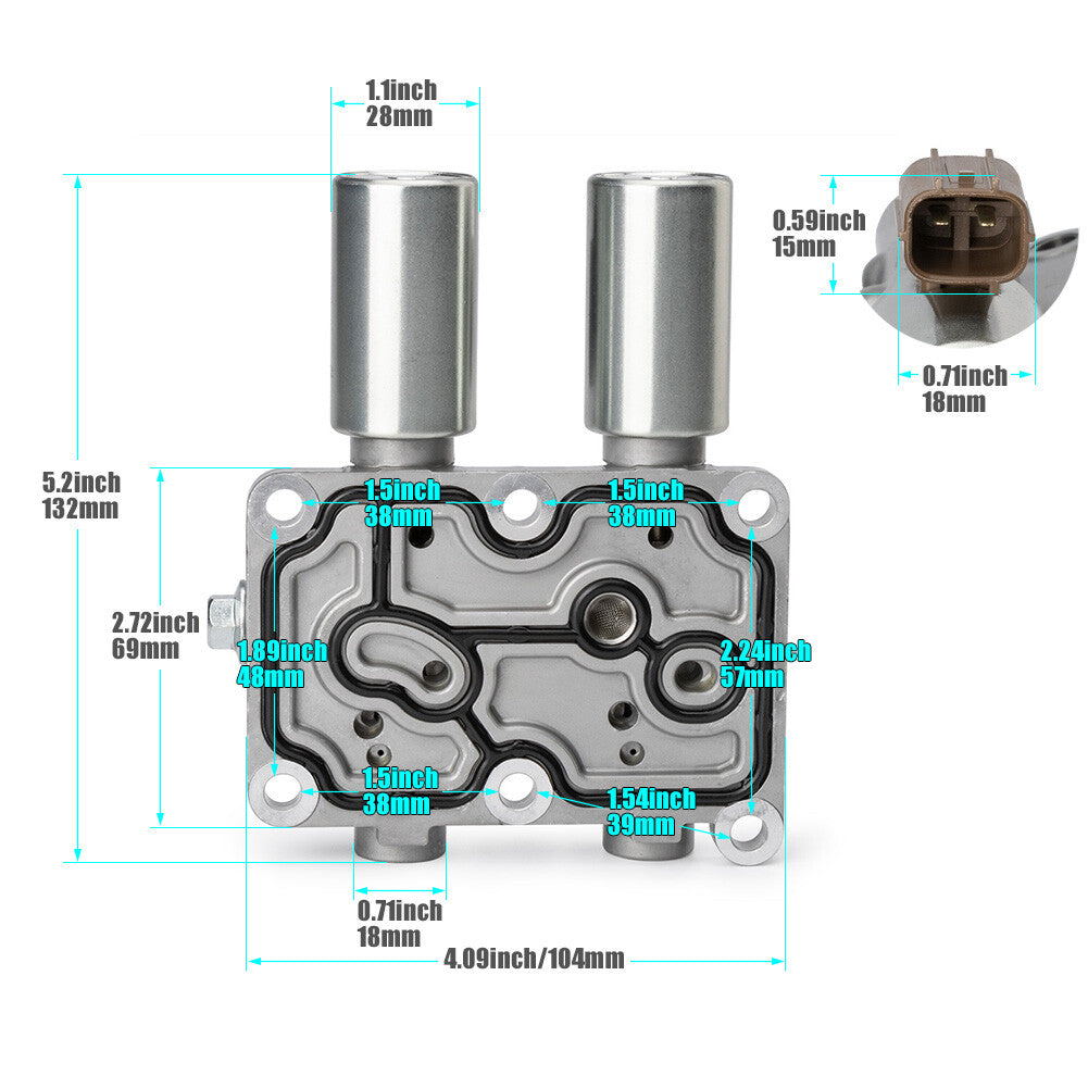 Transmission Dual Linear Solenoid Valve 28250-PLX-305 for Honda for Civic 2001-2005