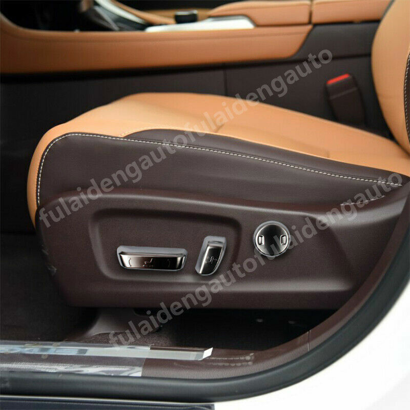 for Lexus RX350/450H 2016-2021 Inner for Seat Adjust Switch Button Cover Trim Silver