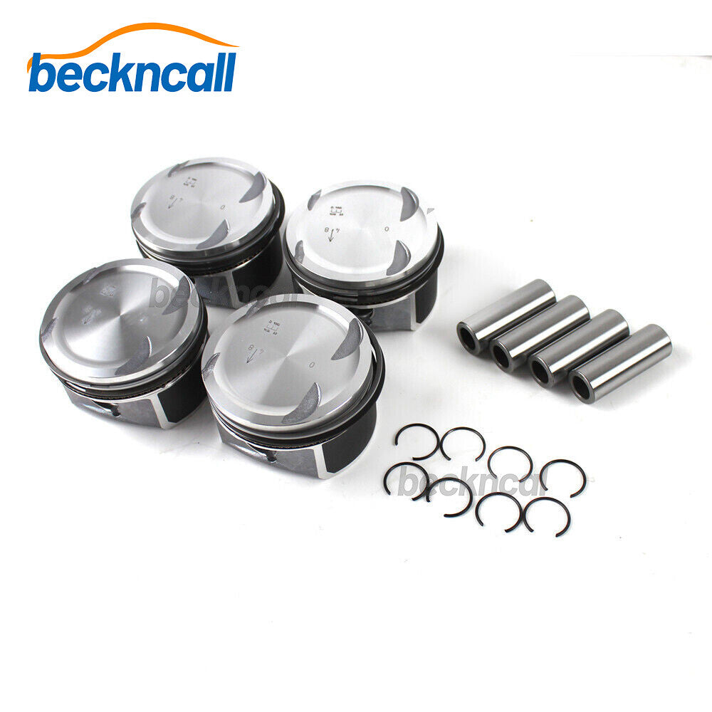 4X Pistons  Rings Set ¦µ82mm for MercedesBenz C-Class SLK-Class CLK 200K 1.8T