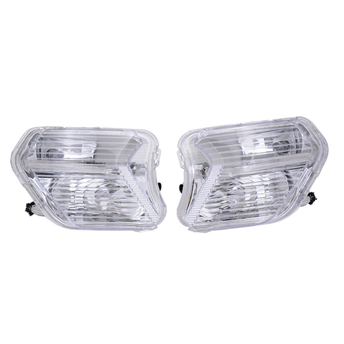 Clear Lens Bumper Fog Lights Driving Lamps PAIR for Ford Escape Kuga 2017-2019