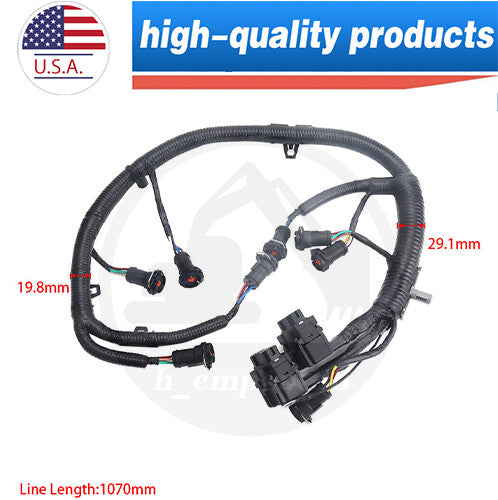 Fit for Ford Super Duty 6.0L V8 2003-2007 Fuel injector Harness 5C3Z9D930A US