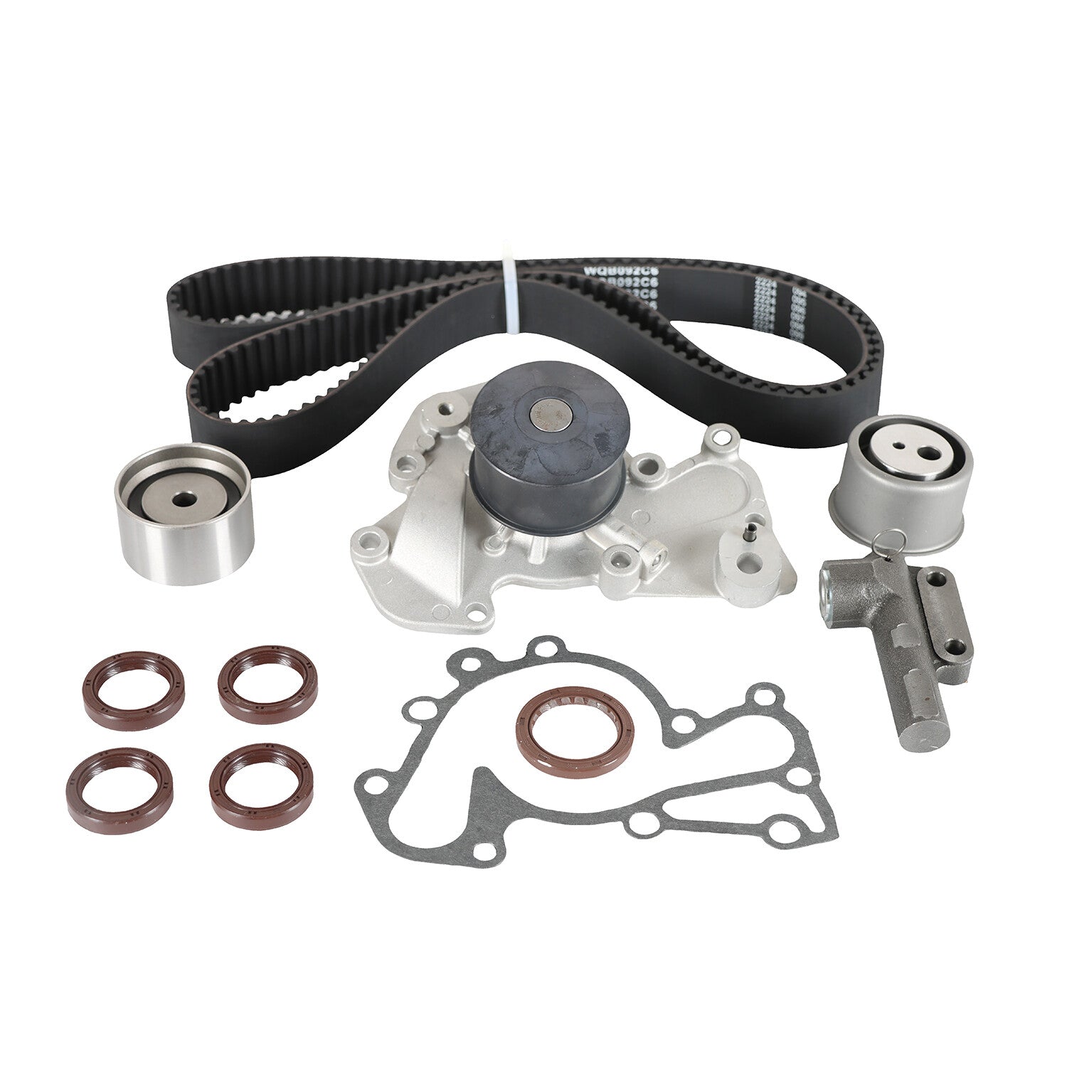Timing Belt Water Pump Set V-Belt Hydraulic Tensioner for Hyundai for Kia 2.5L/2.7L