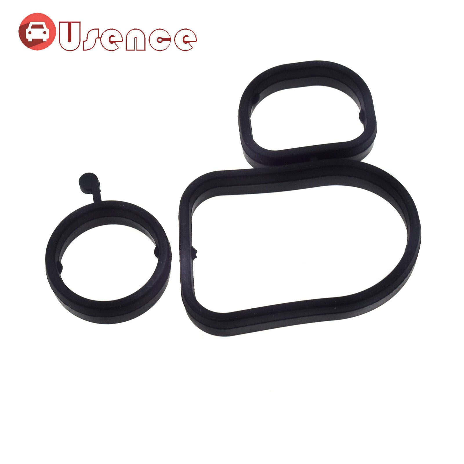 Engine Oil Cooler Gasket Black Set for Audi TT Quattro for VW Beetle for Jetta 07K117070