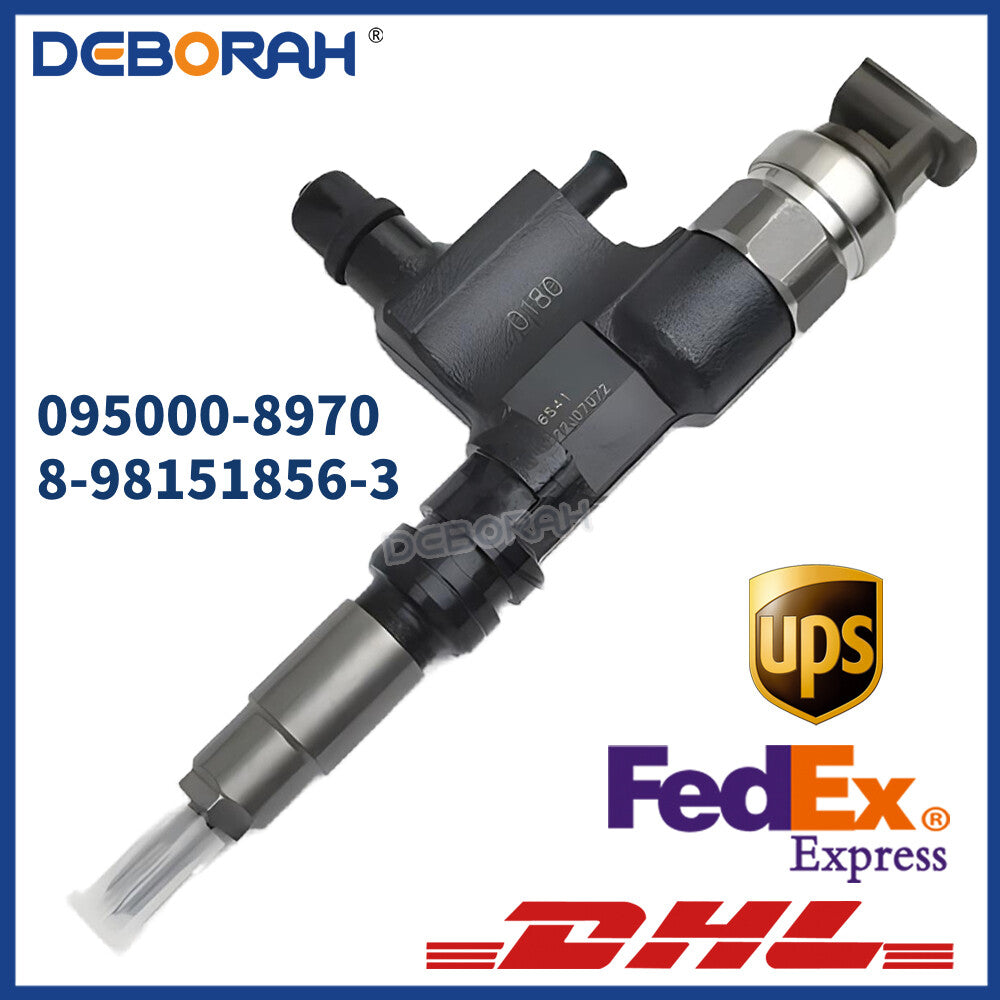 Common Rail Fuel Injector 095000-8970 8-98151856-3 for ISUZU 4HK1 6HK1 Engine