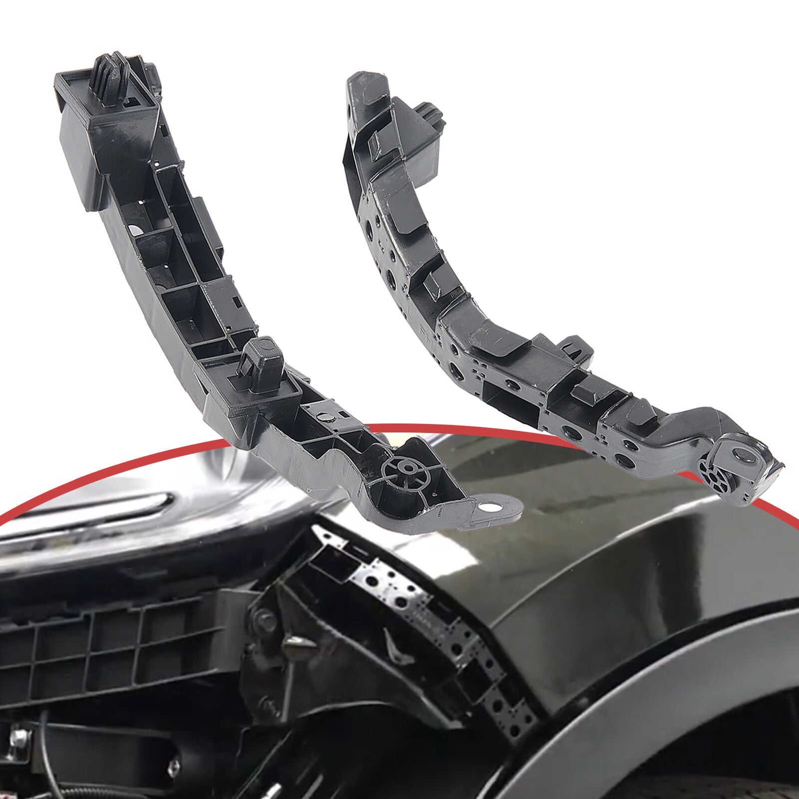 Pair for Honda CRV Front Bumper Support Retainer Bracket Left Right 71198TLAA01