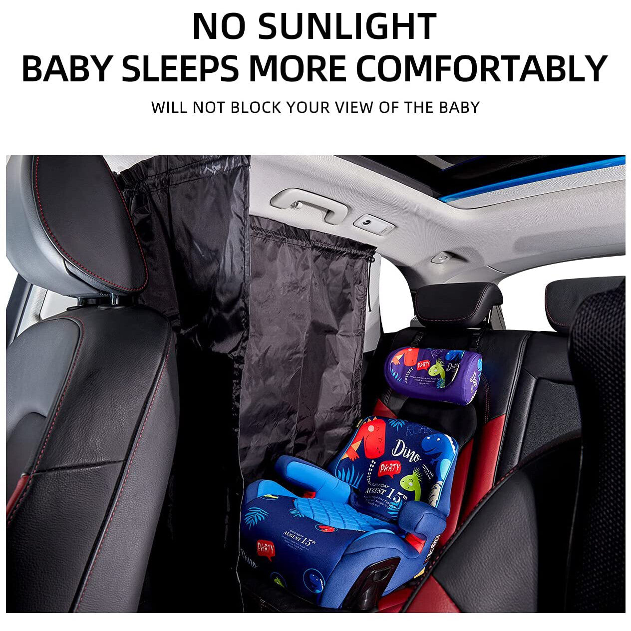 for Ford Large Car Divider Curtains Sun Shade Side Window Privacy Travel Cover
