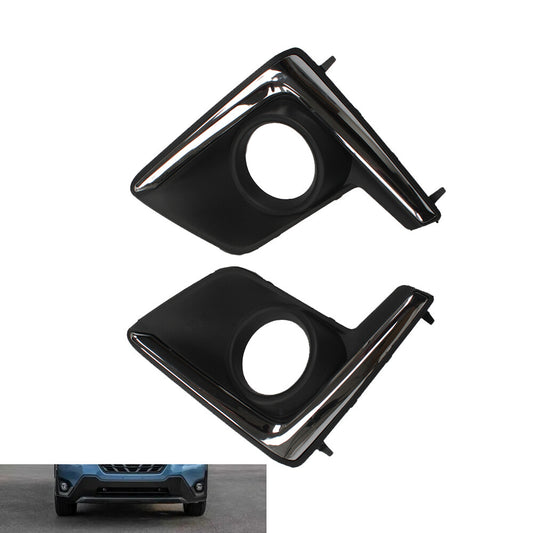 Left and Right Front Fog Light Lamp Bezel for 2016 2017 2018 for Subaru Crosstrek