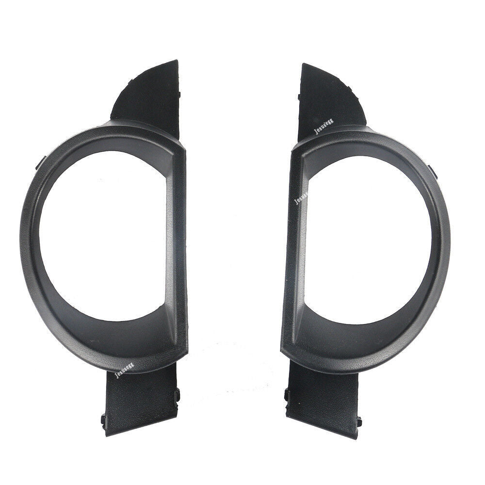 Pair Front Bumper Fog Light Lamp Grille Cover Trim Fit for Audi Q7 2007-2009 2X