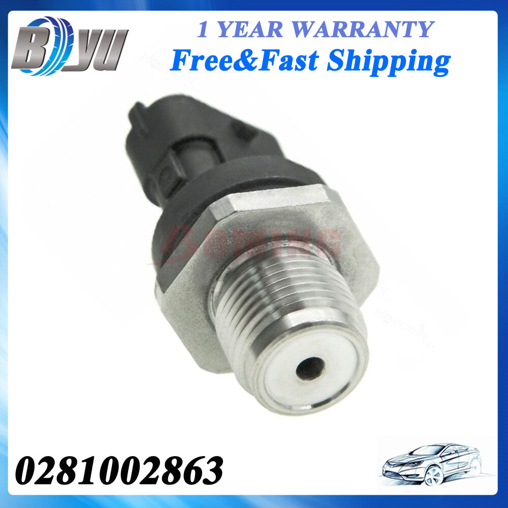 Fuel Rail Pressure Sensor 0281002863 for Man for Iveco Alfa for Chevrolet for Fiat GM
