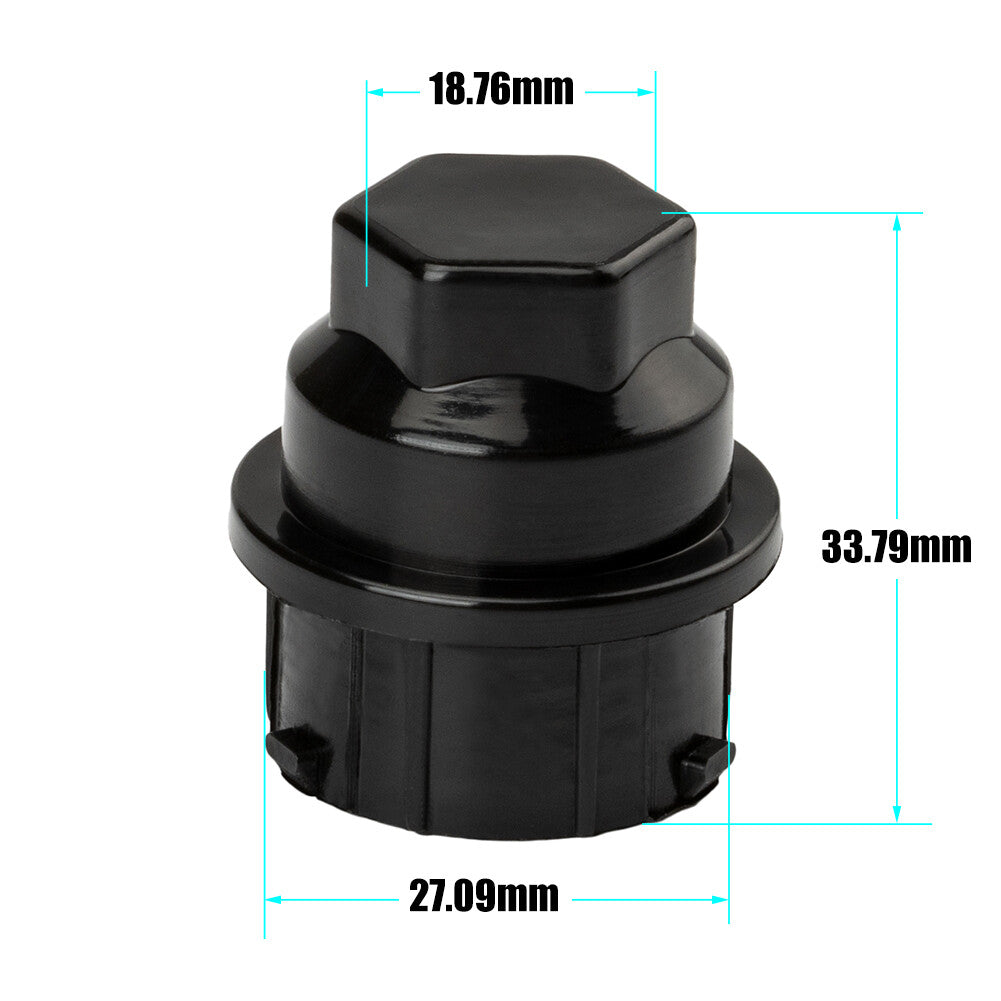 Set of 20 9593028 for Buick for Chevy for GMC for Pontiac Black Wheel Nut Cover Replaces New