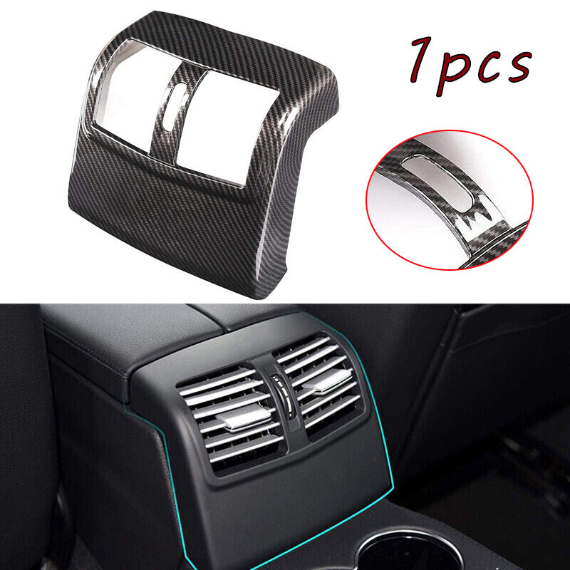 Carbon fiber rear air conditioning socket vent cover for Mercedes-Benz W212 E-Class