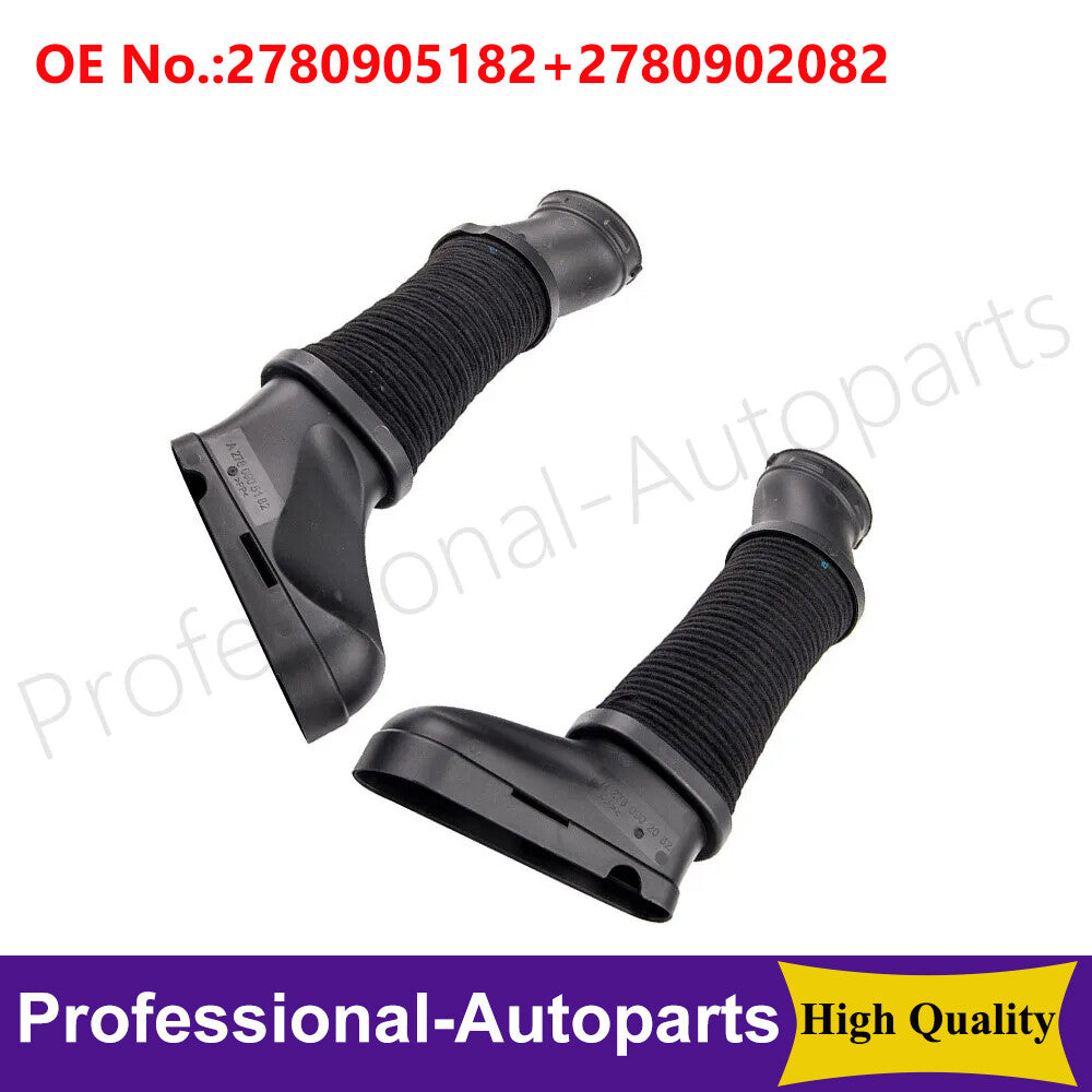 One set of L+R intake pipes is suitable for Mercedes-Benz E550, CLS550, E63, AMG W212, and W218.