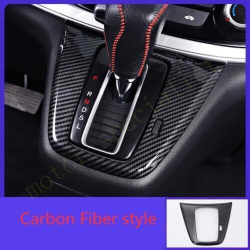 Carbon Fiber Inner Gear Shift Frame Cover Trim New for Honda CRV CR-V 2012-2016