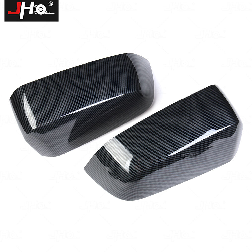 Carbon Fiber ABS Glossy Mirror Cover Trim Side Rearview Cap for Ford RANGER