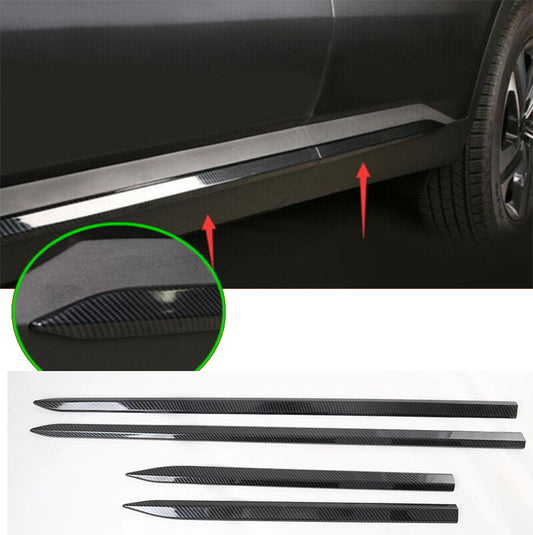 for Kia Sorento 2021-2023 Carbon fiber Side Door Body Guard Molding Cover Trim