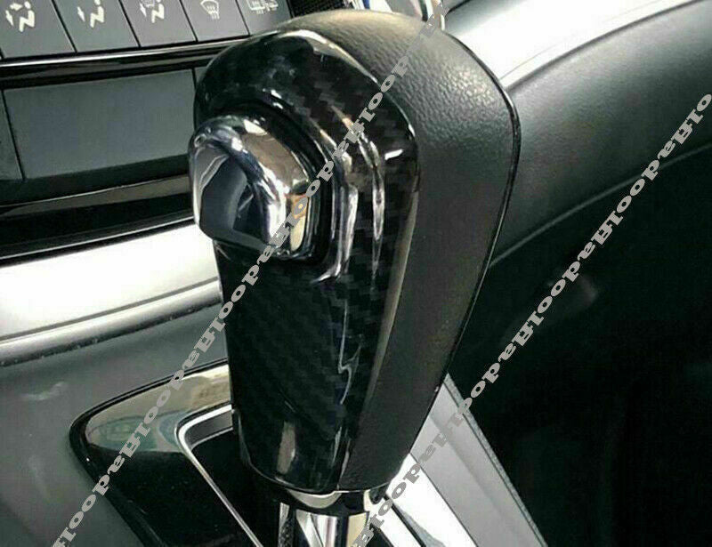 2P for Honda CR-V CRV 2012-2016 Carbon Fiber Gear Shift Knob Shifter Lever Trim