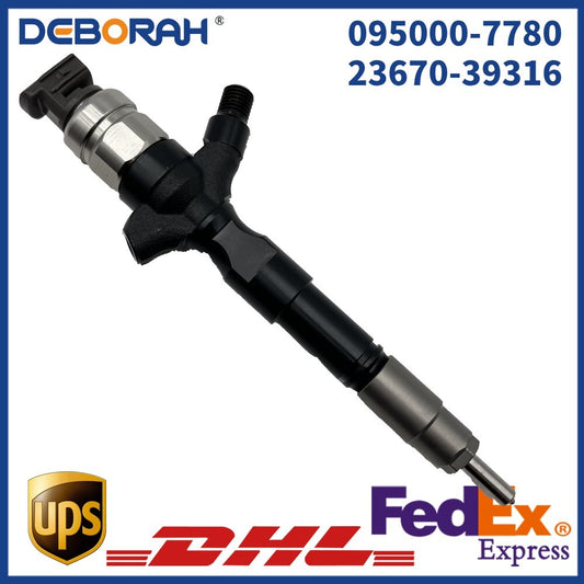 095000-7780 Diesel Injector Parts 23670-39316 Auto 23670-39315 for Toyota Hilux