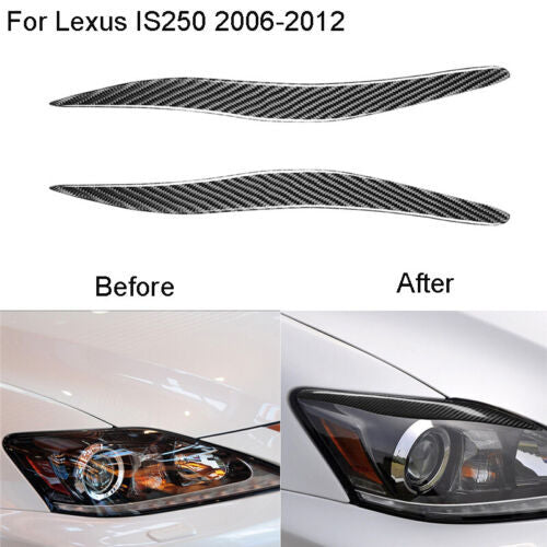 28Pcs Carbon Fiber Car Interior Kit Cover Trim for LEXUS IS250 IS350 2006-2012
