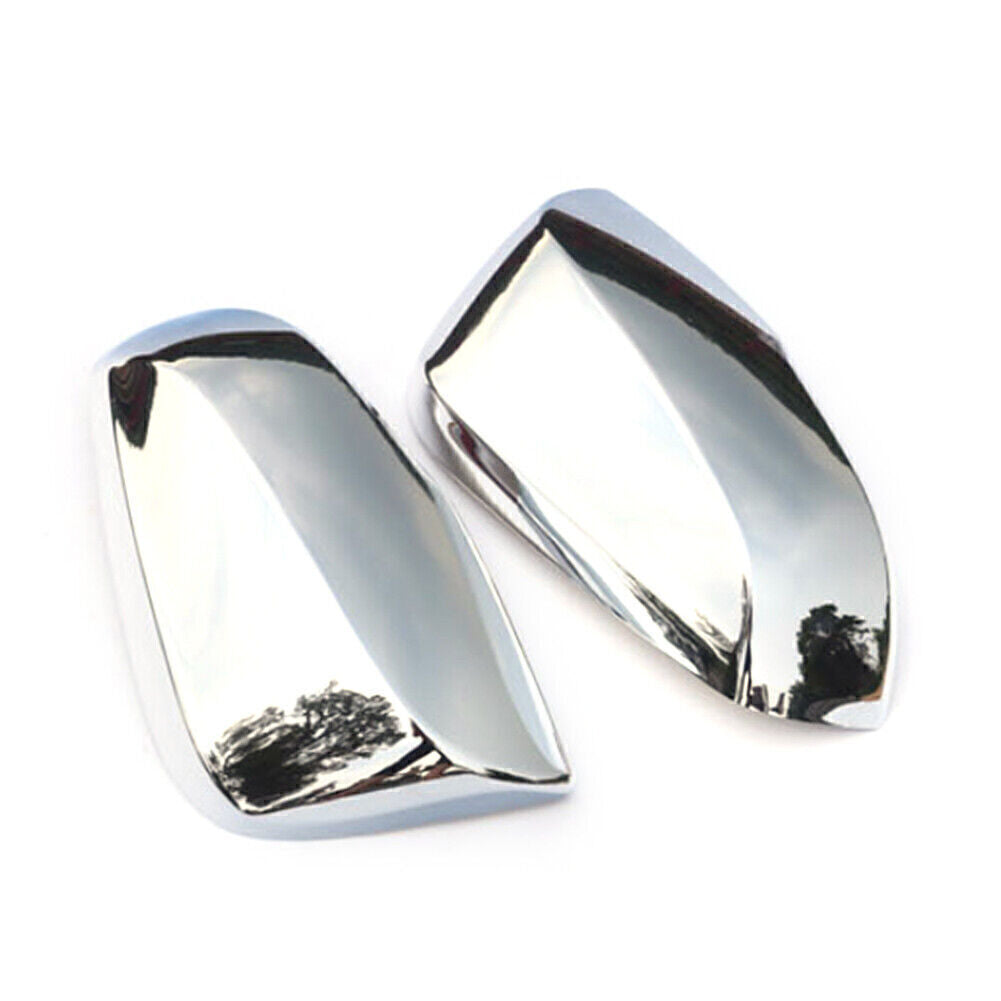 ABS Rearview Side Door Mirror Cover Trim Chrome Fit for Toyota Alphard 2016-19 Pair