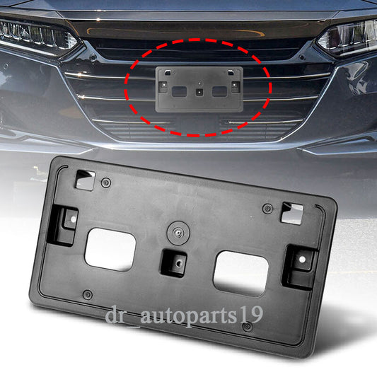 Front License Plate Holder Bracket for Honda Accord 4Dr 2018 2019 2020 2021 2022