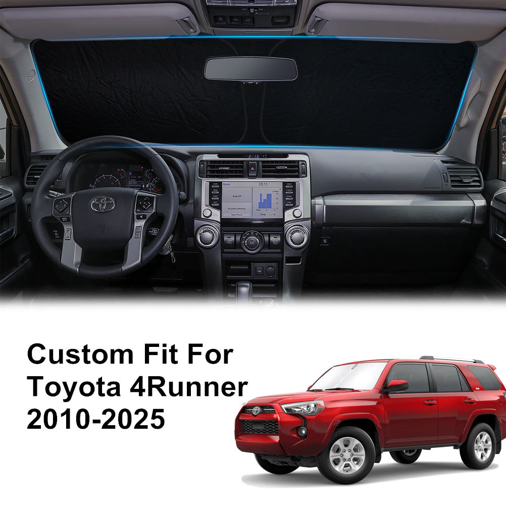 Custom Fit For 2010-2025 for Toyota 4Runner Car Front Windshield Sunshade Sun Cover