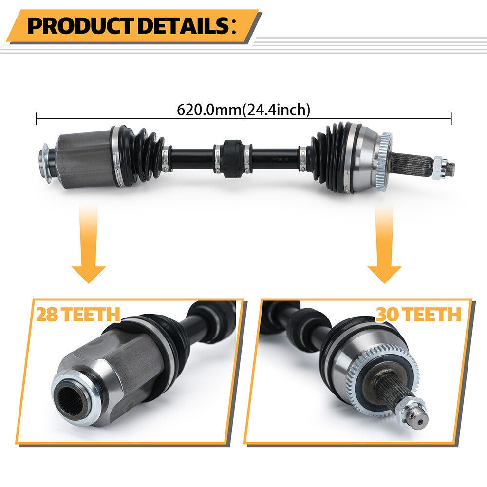 Right Passenger Outer Axle Shaft For 2019-2020 for KIA Sorento 3.3L 49501C5480