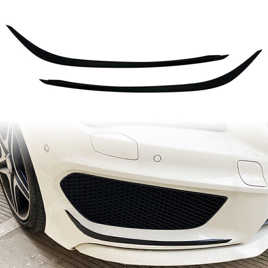 Car Front Bumper Lip Splitter Spoiler Fit for Mercedes-Benz CLA C117 2013-2015