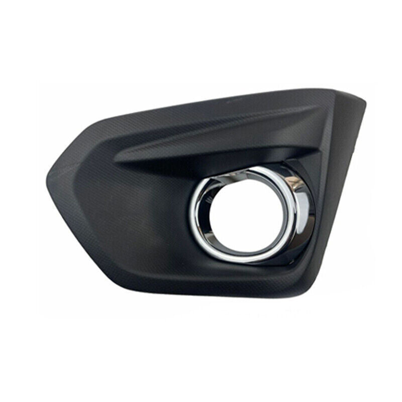Front fog light bezels with glossy black trim on the left, suitable for Subaru Impreza 2012-2014.