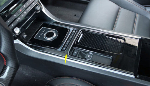 Center Console 1PCS Gear Shift H Type Frame Black Steel for Jaguar XF 2016-2020