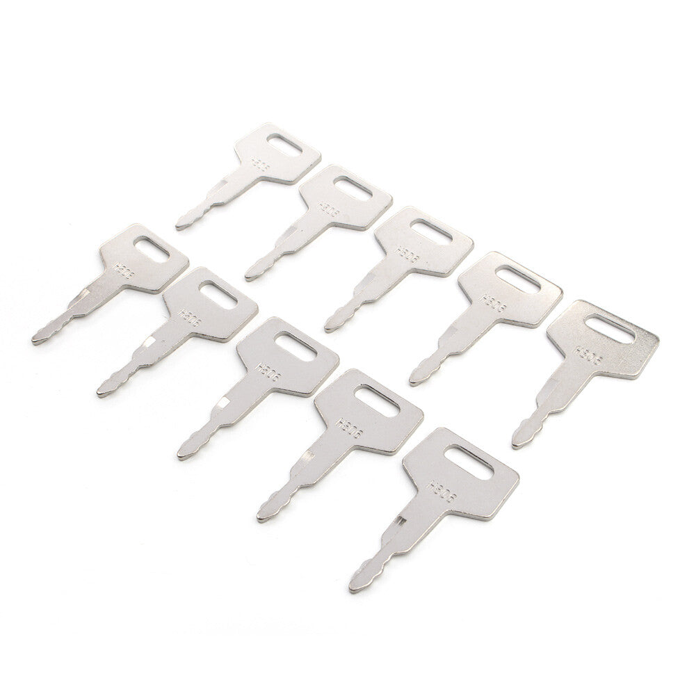 5pcs/10pcs H806 Ignition Keys For Heavy Equipment Takeuchi 7001-00019
