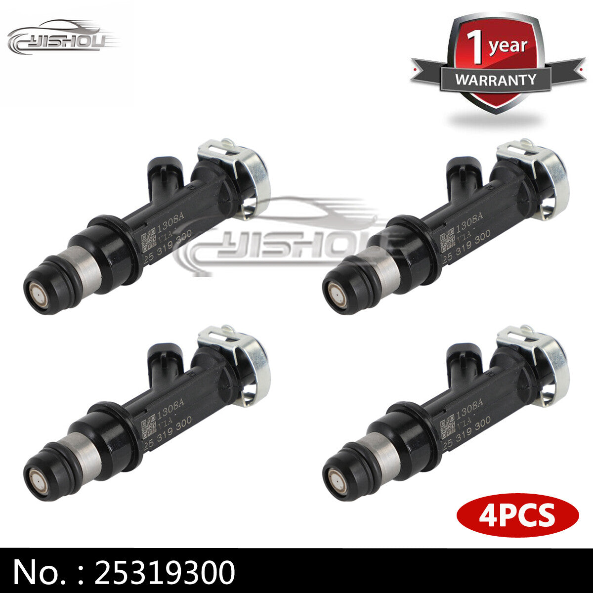 4PCS Fuel Injectors 25319300 Fit for Buick Sail 1.6L Fit for Chevrolet for Corsa 1.0L