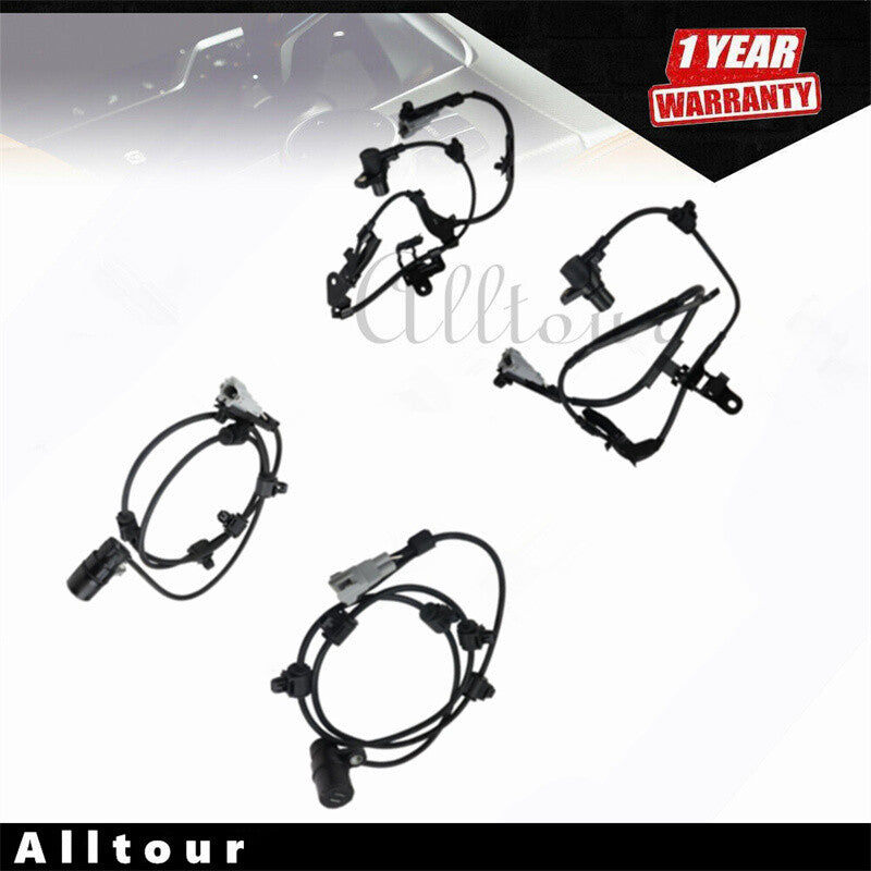 4pcs Front Rear Right Left ABS Wheel Speed Sensor Fit for Toyota Sequoia 2001-2007