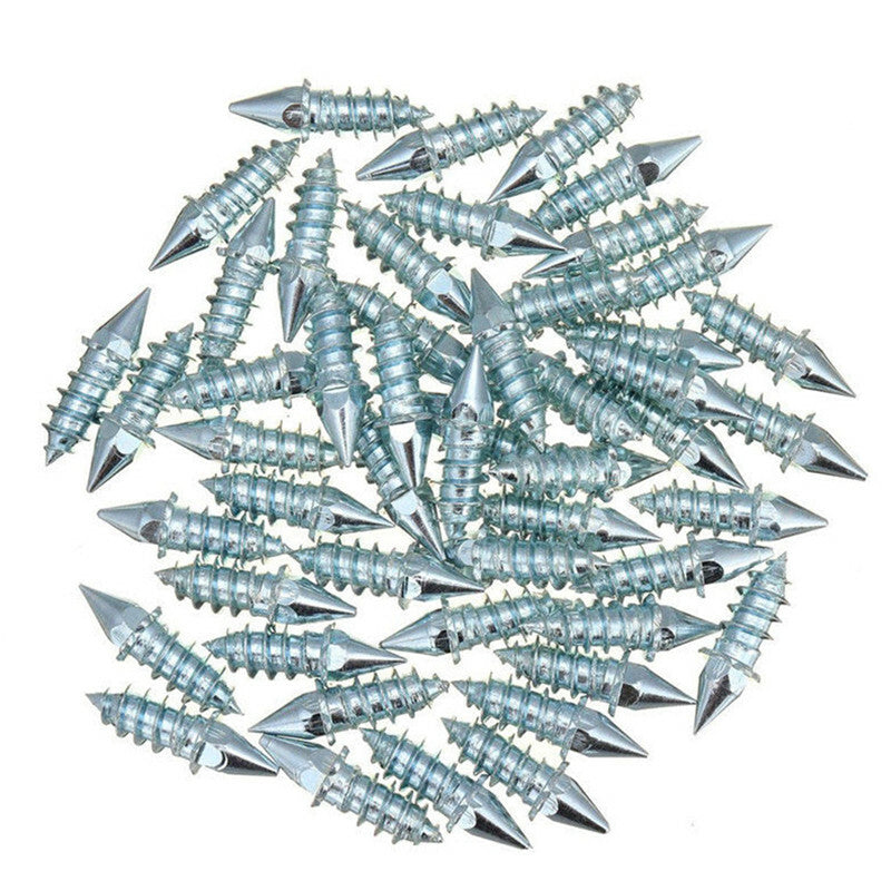 50Pc Screw Metal Tire Studs Motorcycle ATV Wheel Trim Nail Snow Spike Anti Slip