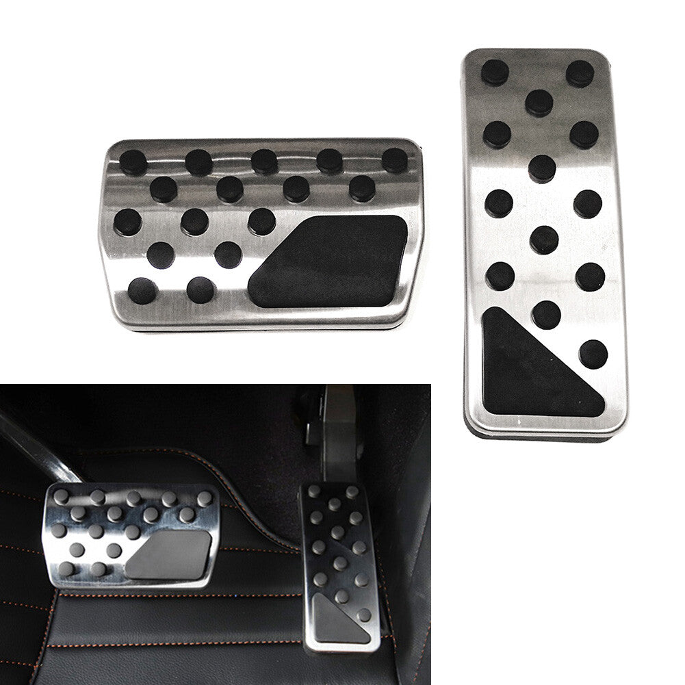 Stainless Steel Car Brake Gas Pedals Cover for Jeep Grand Cherokee 2011-2021 12