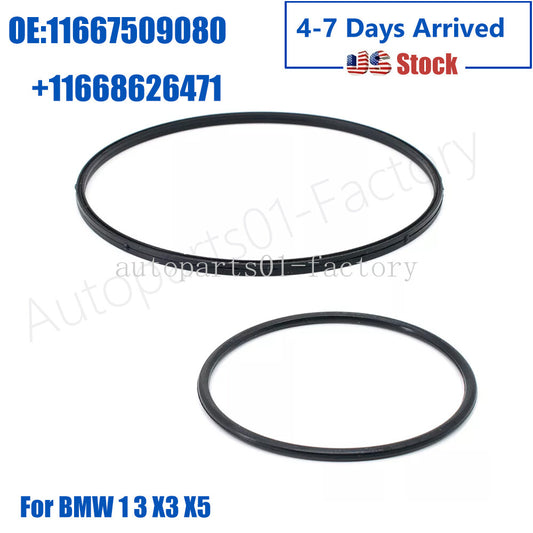 2PCS Brake Vacuum Pump Repair Kit Gasket Seal for BMW E60 E65 E66 X5 N62 N73