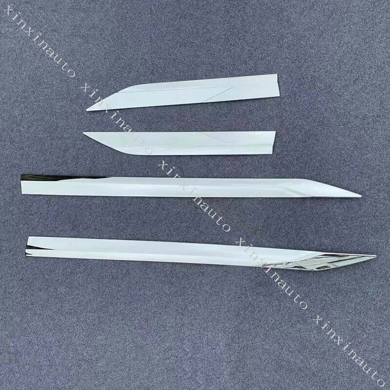 for Toyota RAV4 2019-2024 Chrome Body Side Door Molding Line Cover Trim Panels