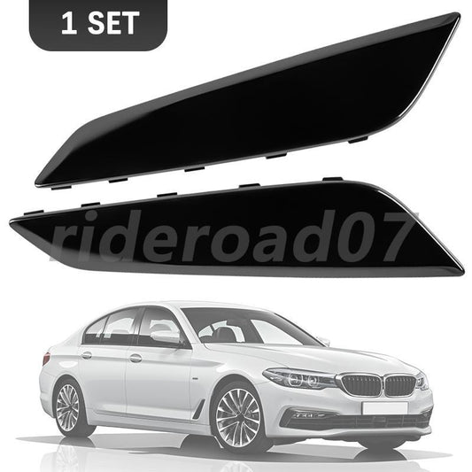 LeftRight Side Pair Gloss Black Fender Duct Trim For 2017-2023 for BMW 5 Series G30