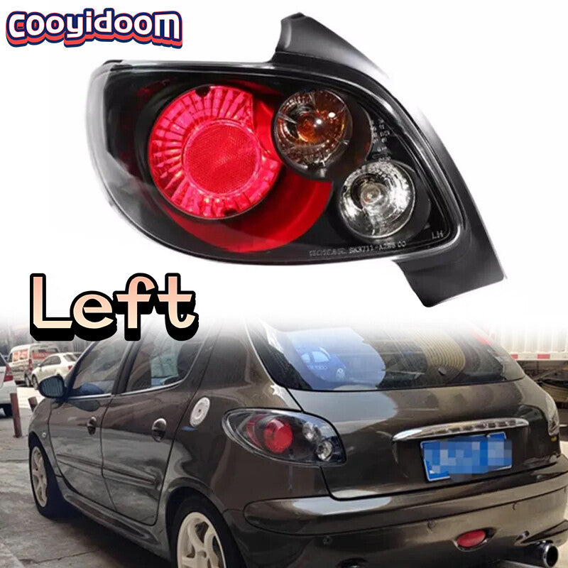 Left Taillight With Dynamic Turning Signal Lamp for Peugeot 206 2004-2008