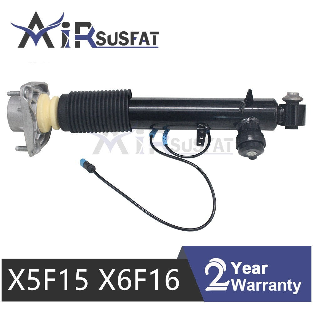 for BMW X5 F15 X6 F16 Pair Rear Shock Absorbers Assembly W/EDC 2013-2019