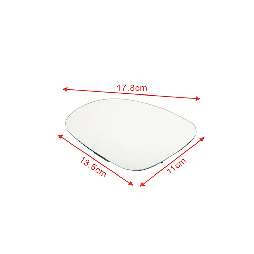 Left wing door heated mirror glass with bracket suitable for Volkswagen for Golf , for Jetta MK5, for Passat B6