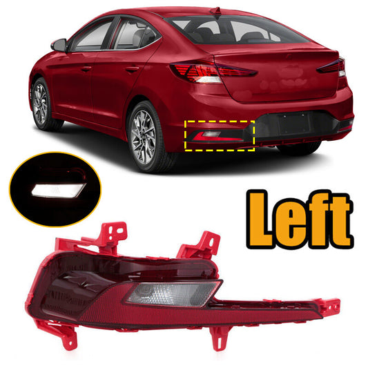 Left Side Rear Bumper Reflector Light Lamp for Hyundai for Elantra 2019-2020