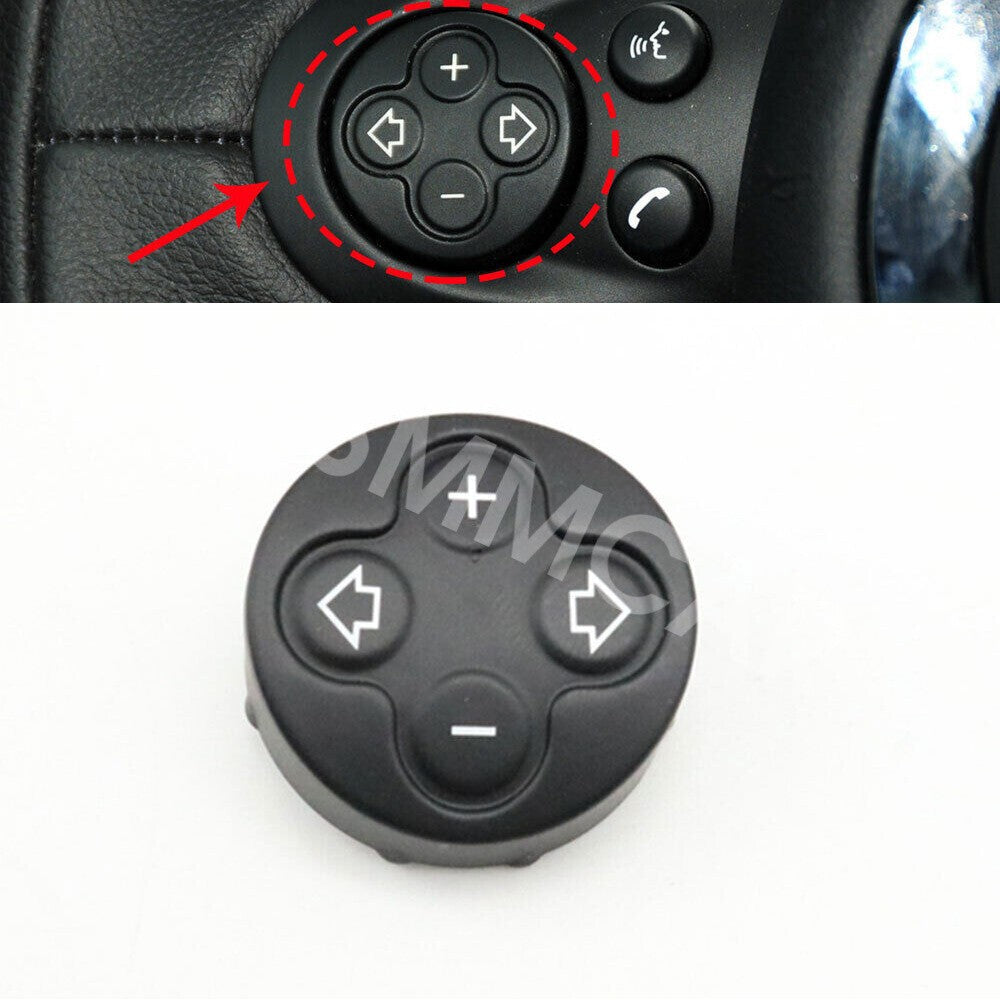 Car Volume Control Switch Button Cover Lid Fit for BMW for MINI Cooper R55 2007-2014